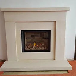 a fire place 21