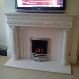 a fire place 20
